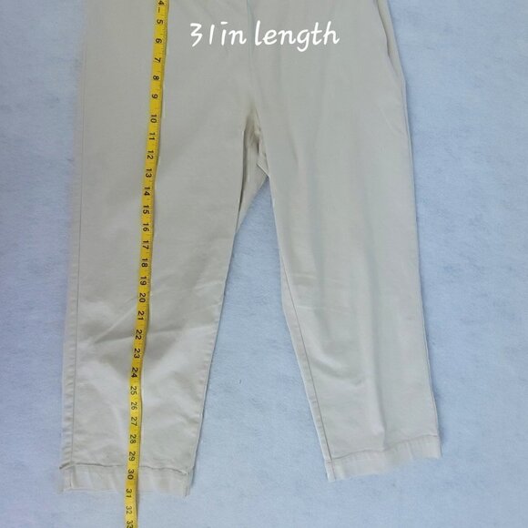Chico’s Women's Tan, Beige Capri Pants Size 0 = US Size 4 - Picture 5 of 8